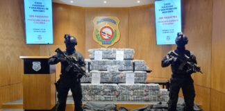 OCUPAN 320 PAQUETES PRESUMIBLEMENTE COCAÍNA EN CAUCEDO Y SPM