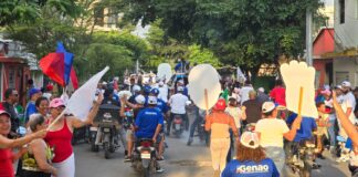 Concluye caravana respaldada por Dr. Fausto López Solís en apoyo a Abinader y candidatos PRM en La Vega