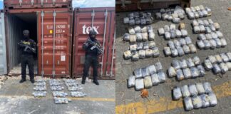 FRUSTRAN ENVÍO DE 117 PAQUETES PRESUMIBLEMENTE COCAÍNA A ESPAÑA