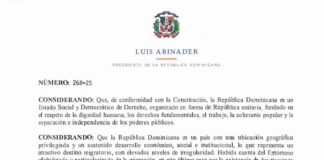 Presidente Abinader crea comisión para estudio del marco jurídico migratorio de la República Dominicana