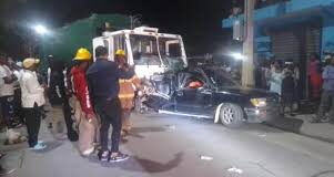 Cinco niños en estado crítico tras accidente en Higüey; conductor da positivo a alcohol