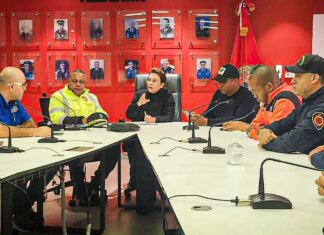 Carolina continúa recorrido por puntos vulnerables del DN ante incidencia de tormenta