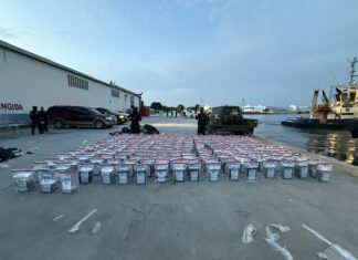 DNCD CAPTURA HOMBRE VINCULA DECOMISO DE 1.4 TONELADAS DE COCAÍNA EN SPM