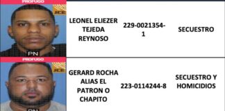 Policía Nacional intensifica búsqueda de peligrosos prófugos vinculados a secuestros y homicidios