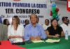 Primero la gente celebra asamblea en Monseñor Nouel