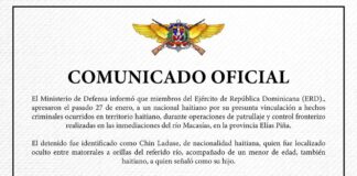 Ministerio de Defensa informa sobre detención de nacional haitiano en zona fronteriza de Elías Piña