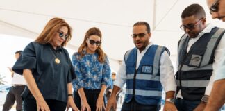 Carolina supervisa avances en construcción del Malecón Deportivo y del Paseo 30 de Mayo