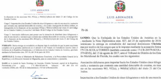Poder Ejecutivo dispone extradición de dos dominicanos y un polaco hacia los Estados Unidos y Polonia