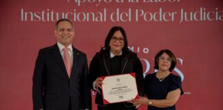 Exaltan la excelencia femenina con la entrega del premio a la mujer del Poder Judicial 2026