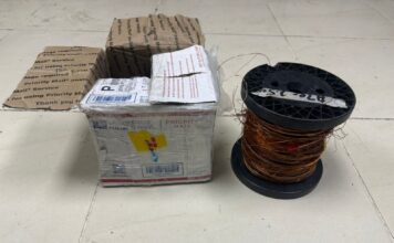 Incautan rollo de alambre lleno de cocaína