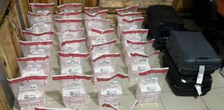 DNCD decomisa 150 paquetes de cocaína en el aeropuerto de Punta Cana