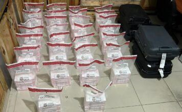 DNCD decomisa 150 paquetes de cocaína en el aeropuerto de Punta Cana