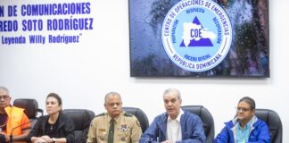 Presidente Abinader dispone medidas para acudir en auxilio de familias afectadas por fuertes lluvias