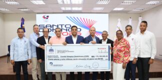 Ministro Kelvin Cruz entrega RD$178 millones más al COD para preparación de atletas