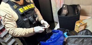 DNCD arresta a «El Meca» con más de 1,600 gramos de marihuana, un millón de pesos, dólares y otras evidencias
