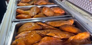 Comerciantes de Boca Chica reportan baja en ventas; precios del pescado oscila a partir de RD$ 600 el servicio