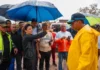 Carolina Mejía coordina entrega de ayuda en zonas afectadas por las lluvias