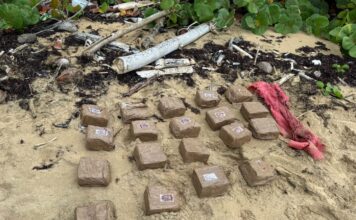 Autoridades incautan 19 pacas de hachís en costas de Miches