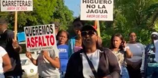 “¡No más cuentos!”: residentes de El Higüero protestan exigiendo la terminación de sus calles