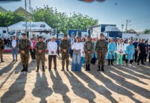 Ministerio de Defensa realiza amplio operativo médico y odontológico en Montecristi y anuncia construcción de escuela vocacional