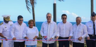 Presidente Abinader y ministro Collado inauguran segunda etapa del malecón de Santo Domingo Este