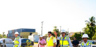 CAASD avanza trabajos en la avenida San Vicente de Paúl