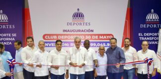 Tras una espera de 50 años, presidente Abinader entrega el techado del Club Deportivo 30 de Mayo