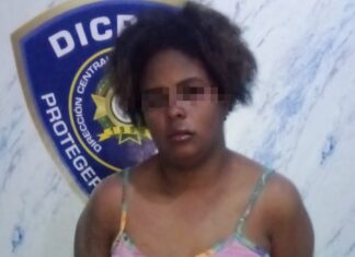 Policía Nacional apresa a mujer acusada de matar a su pareja durante incidente en Los Guaricanos
