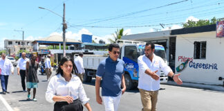 David Collado supervisa intervención playa El Faro de San Pedro Macorís