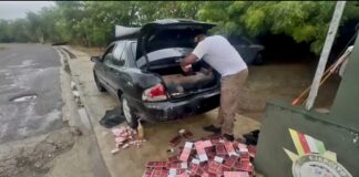 Ejército ocupa 28,800 cigarrillos y 456 botellas de ron en Dajabón y Elías Piña