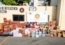 MICM y CECCOM incautan bebidas y cigarrillos premium chinas por más de RD$19 millones en Villa Consuelo