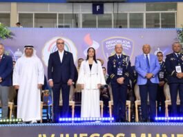 Presidente Abinader inaugura los IV Juegos Mundiales de Policía con delegaciones de 32 países